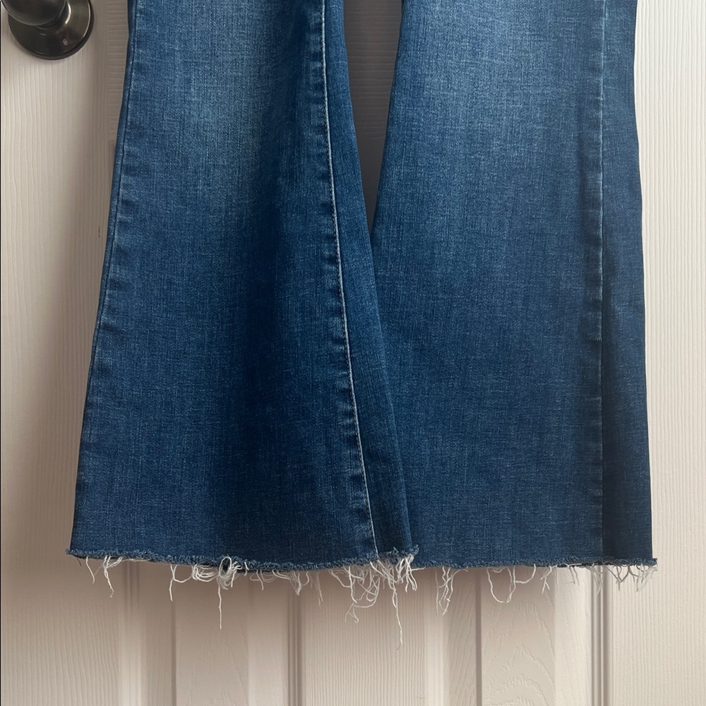 Judy Blue Dark Wash Flare Jeans - Picture 5 of 8